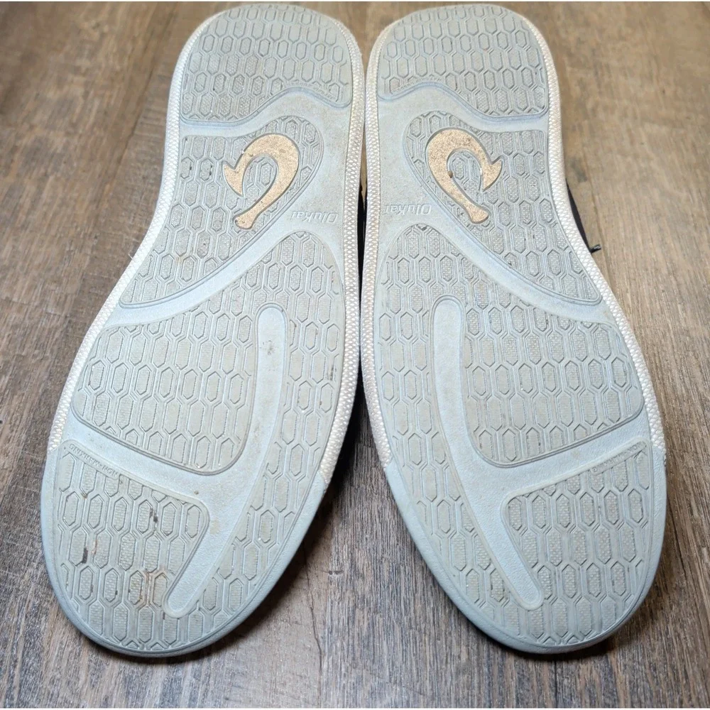 OluKai Nanea Li Navy Blue Mens Size 11.5 US Slip On Shoes Sneakers Loafers